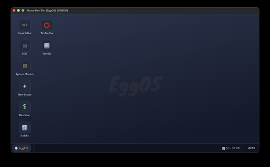 EggOS: Incremental Game Dev gameplay screenshot 1