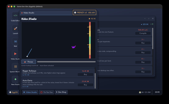EggOS: Incremental Game Dev gameplay screenshot 5